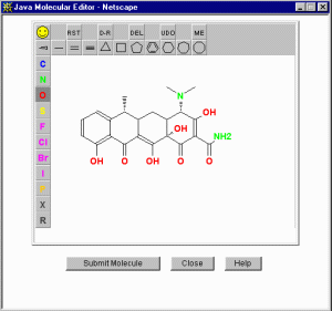 Java Molecular Editor in Action