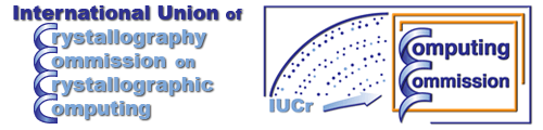 International Union of Crystallography Commission on Crystallographic Computing banner logo